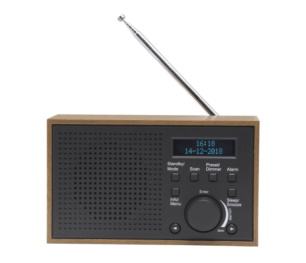 Denver Kompaktowe radio DAB+/FM Denver DAB-46 szare - 1535046 - zdjęcie 3